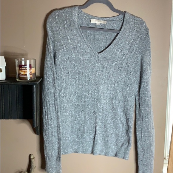 🌵Loft super soft shimmery Vneck sweater - Picture 2 of 5
